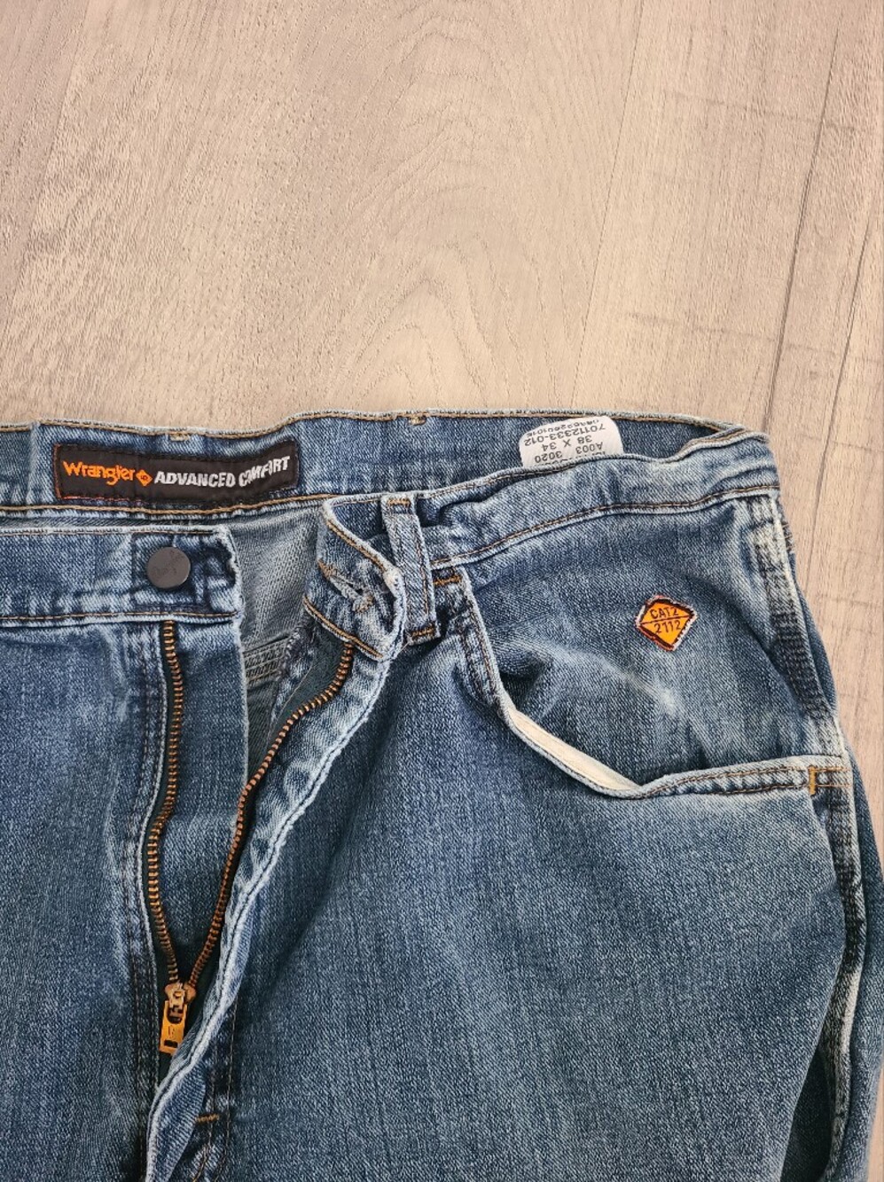 Wrangler FR Advanced Comfort Jeans 38x34 FRAC50M Flame Resistant CAT 2